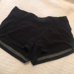 Scalloped Mesh Lululemon Shorts